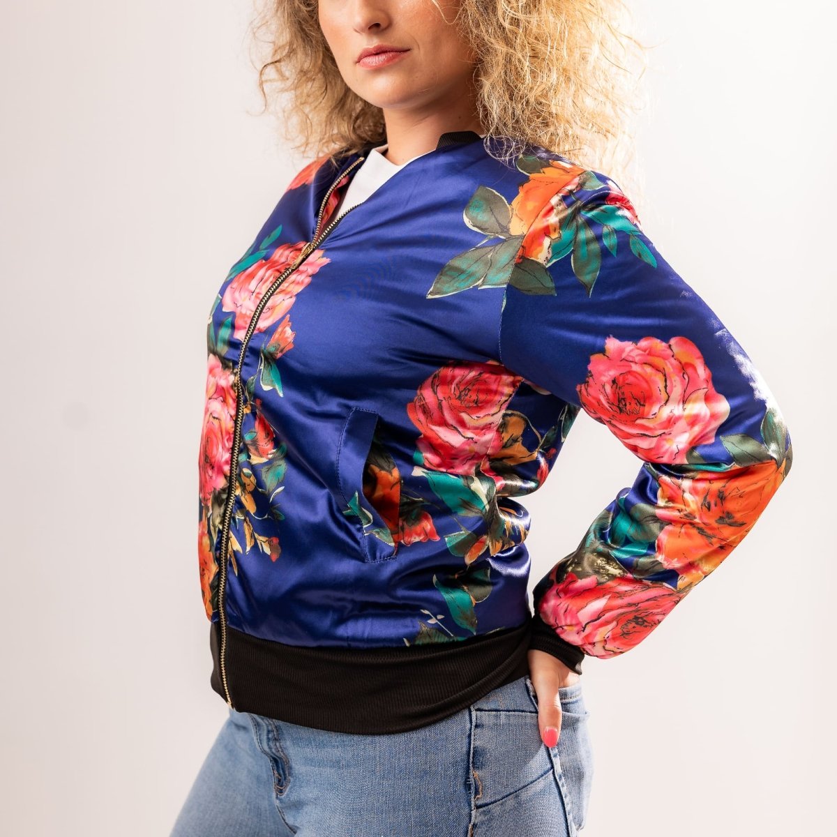 Bomberjack Satijn – Santorini Edition - Kimomi