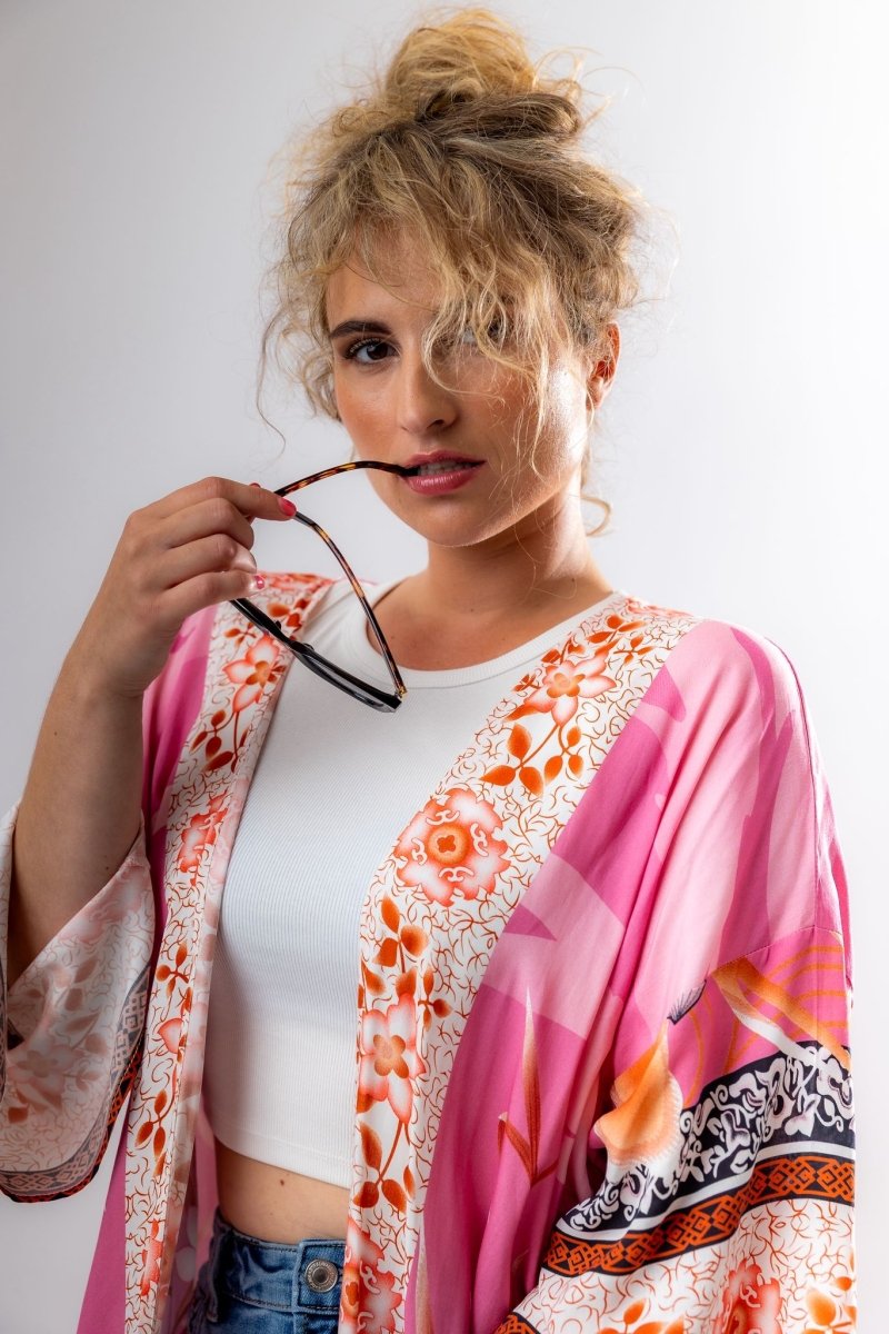 Kimono dames - Pink Breeze - Kimomi