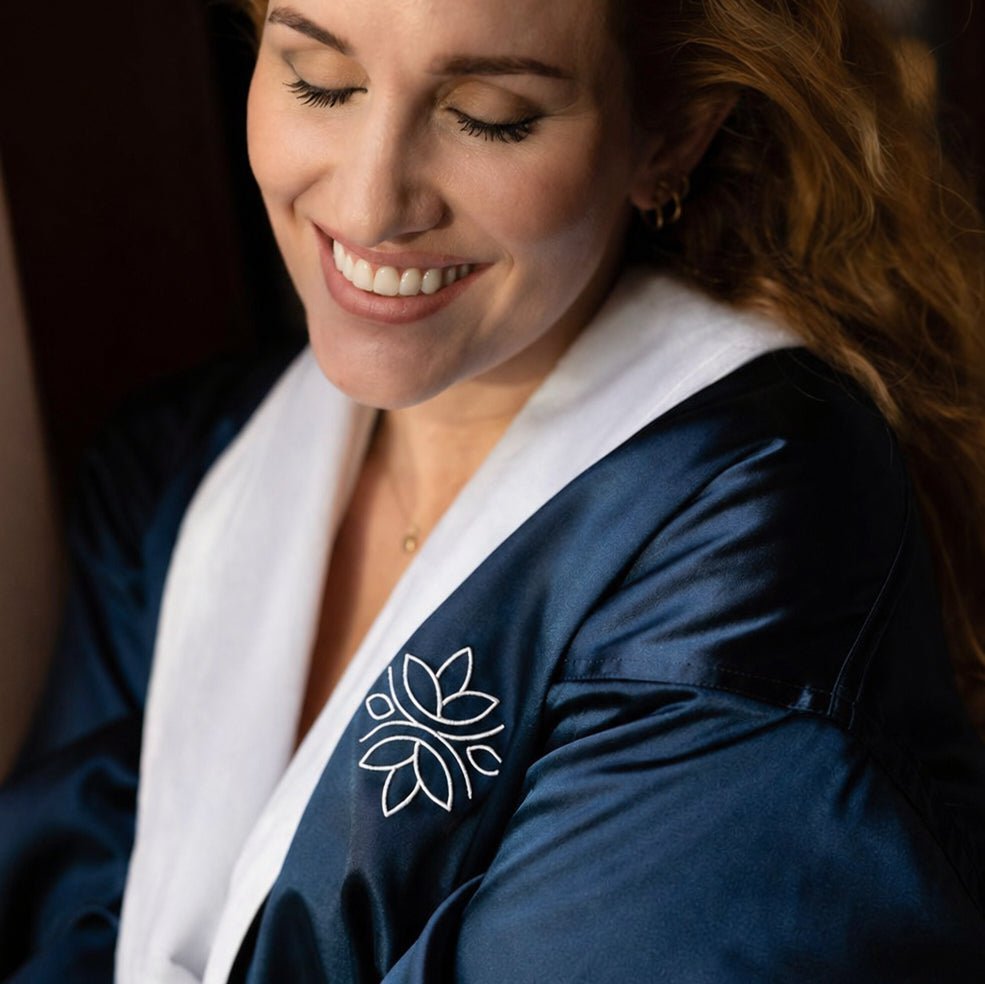 Badjas Dames Luxe Satijn Fleece – The Retreat - Kimomi