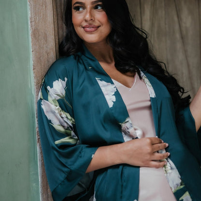 Kimono Dames Satijn - Dreameria - Kimomi