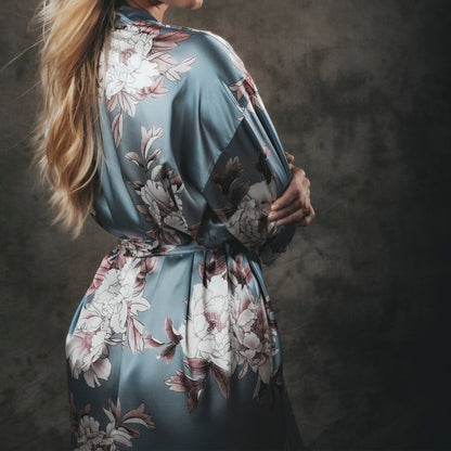 Kimono Dames Satijn Floral Dream - Kimomi
