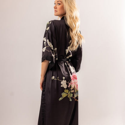 Kimono Dames Satijn - Kuro Grace - Kimomi