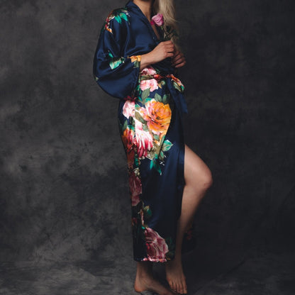 Kimono Dames Satijn - Santorini - Kimomi
