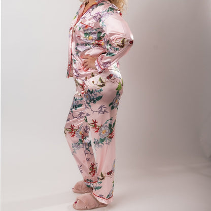 Pyjama Dames Satijn - Tokyo Fall Blossom - Kimomi