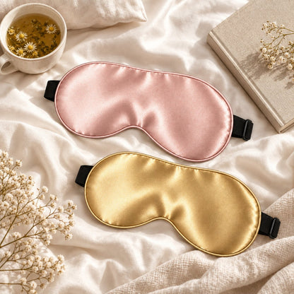 Satijnen Slaapmasker – Zacht Oogmasker voor Slapen en Reizen - Kimomi