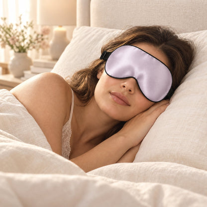 Satijnen Slaapmasker – Zacht Oogmasker voor Slapen en Reizen - Kimomi